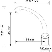 Смеситель Wasserkraft Rossel 2807