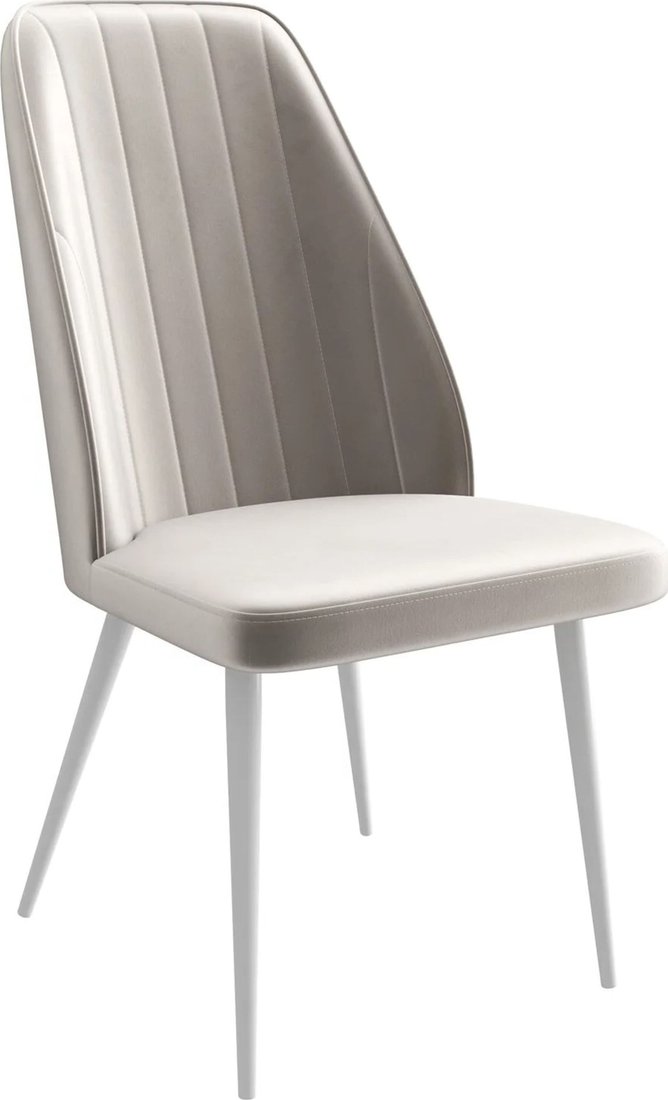 

Стул Мамадома Leonard M (d08 Platinum Lux/белый)