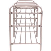 Полка для обуви Nika ЭТЛ3-1/БЖ (слоновая кость/бежевый металлик)