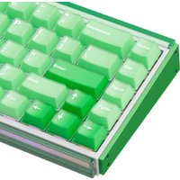 Клавиатура Akko Ray68 HE Magnetic Misty Green & White (Akko AstroAim Magnetic)