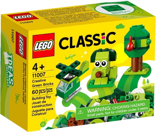 

Конструктор LEGO Classic 11007 Зелёный набор для конструирования