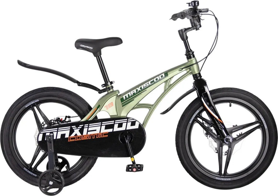 Детский велосипед Maxiscoo Cosmic 18 2026 MSC-C1851D (оливковый матовый)