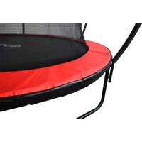 Батут GoUP Luxury 8FT (с сеткой и лестницей, красный)