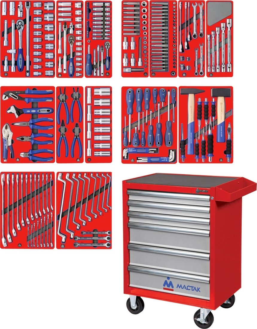 

Универсальный набор инструментов Мастак 52-06270R (270 предметов)