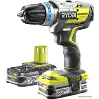 Ударная дрель-шуруповерт Ryobi R18PDBL-225S 5133003613 (с 2-мя АКБ)