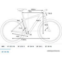 Велосипед Cube Aim EX 27.5 XXL 2022 (серый)