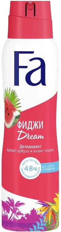 

Дезодорант-спрей Fa Ритмы острова Фиджи. Аромат арбуза и иланг-иланга 150 мл