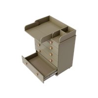 Детский комод Incanto Мишка с органайзером 800/5 PK-0060/06 (кашемир)