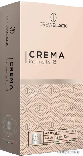 Кофе в капсулах BrewBlack Crema 10 шт