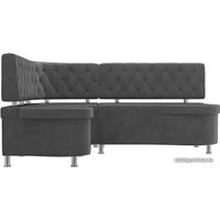 Угловой диван Лига диванов Вегас 105173 (левый, серый)