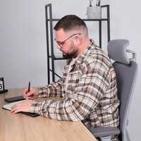 Офисное кресло AksHome Gem (сетка/ткань, серый/белый полиамид) в Солигорске