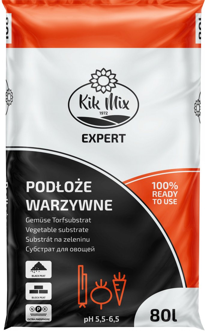 

Грунт Kik Mix Для овощей (80 л)