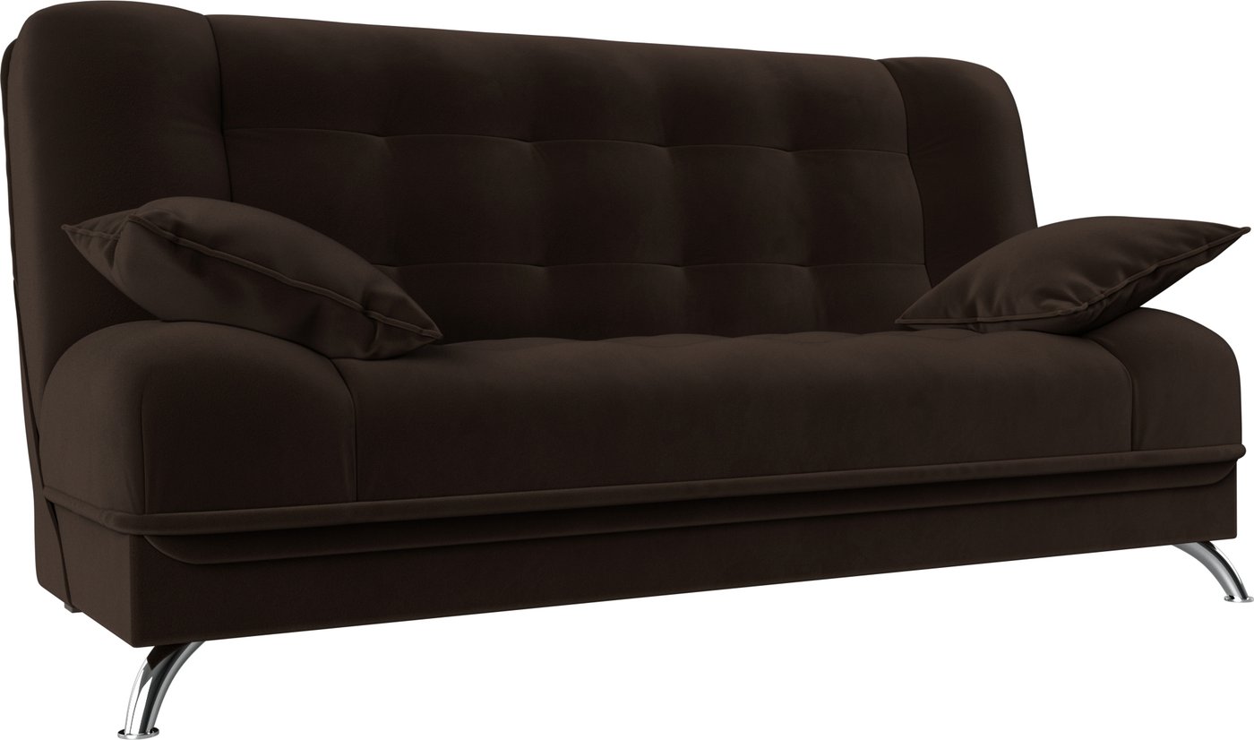 

Диван Mio Tesoro Пальма 498 (микровельвет, коричневый)