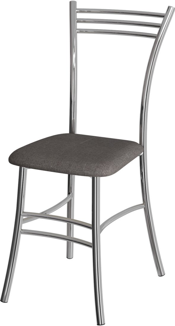 

Стул ВВР Трио (бурый/хром, рогожка)