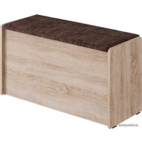 Пуфик Bon Mebel Чикаго большой тип 2 (дуб сонома/коричневый)