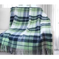 Плед Vladi Эльф Noah 140x200 10293 02 (белый/салатовый/темно-зеленый)