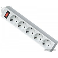 Сетевой фильтр Defender ES 5 (5 розеток, белый, 5 м)