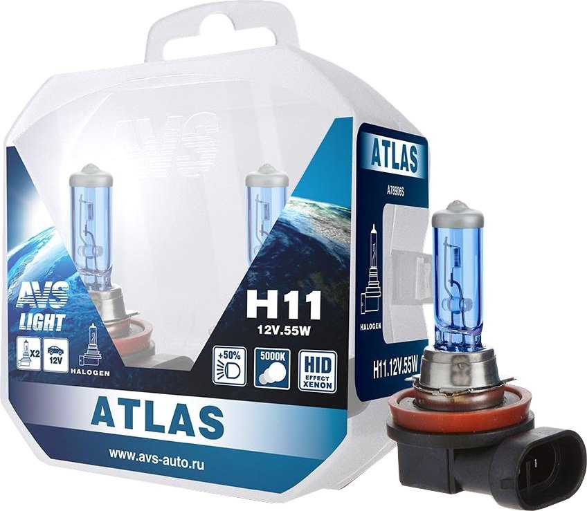 

Галогенная лампа AVS Atlas PB H11 2шт