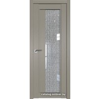 Межкомнатная дверь ProfilDoors 2.72XN L 70x200 (стоун/стекло дождь белый)