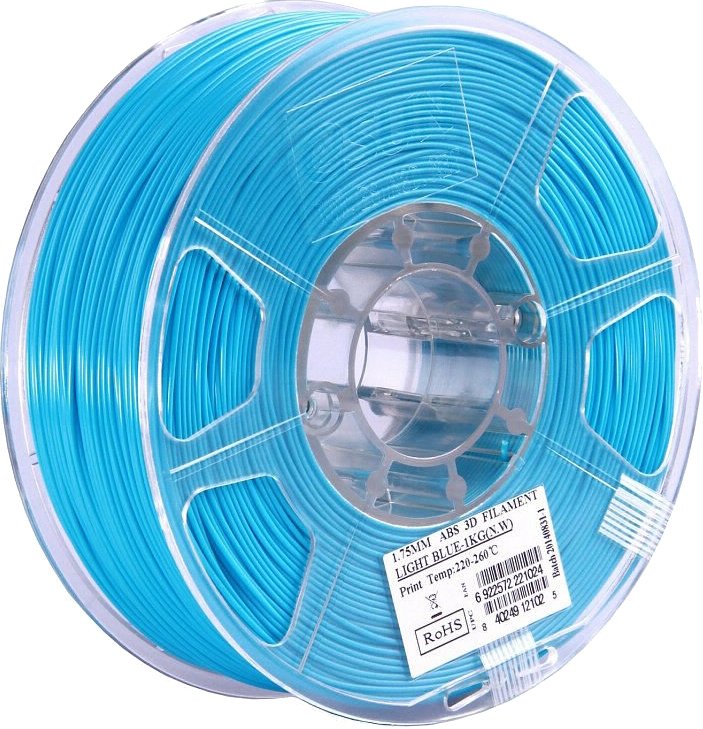 

Пластик eSUN ABS 1.75 мм 1000 г (голубой)