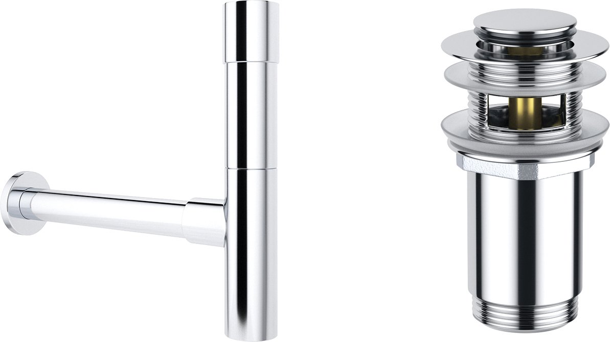 

Сифон Wellsee Drainage System 182114001 (сифон, донный клапан, хром)