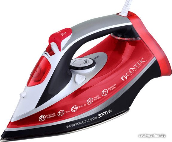 Утюг CENTEK CT-2346 (черный/красный)