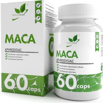 Витамины, минералы NaturalSupp Мака перуанская/Maca (60 капсул)