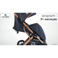 Коляска прогулочная «книга» Lorelli Storm 2021 (steel grey)