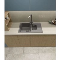 Кухонная мойка GranFest QUARZ Z-21K (темно-серый)