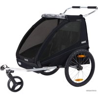 Детский велоприцеп Thule Coaster XT (Black on Black)