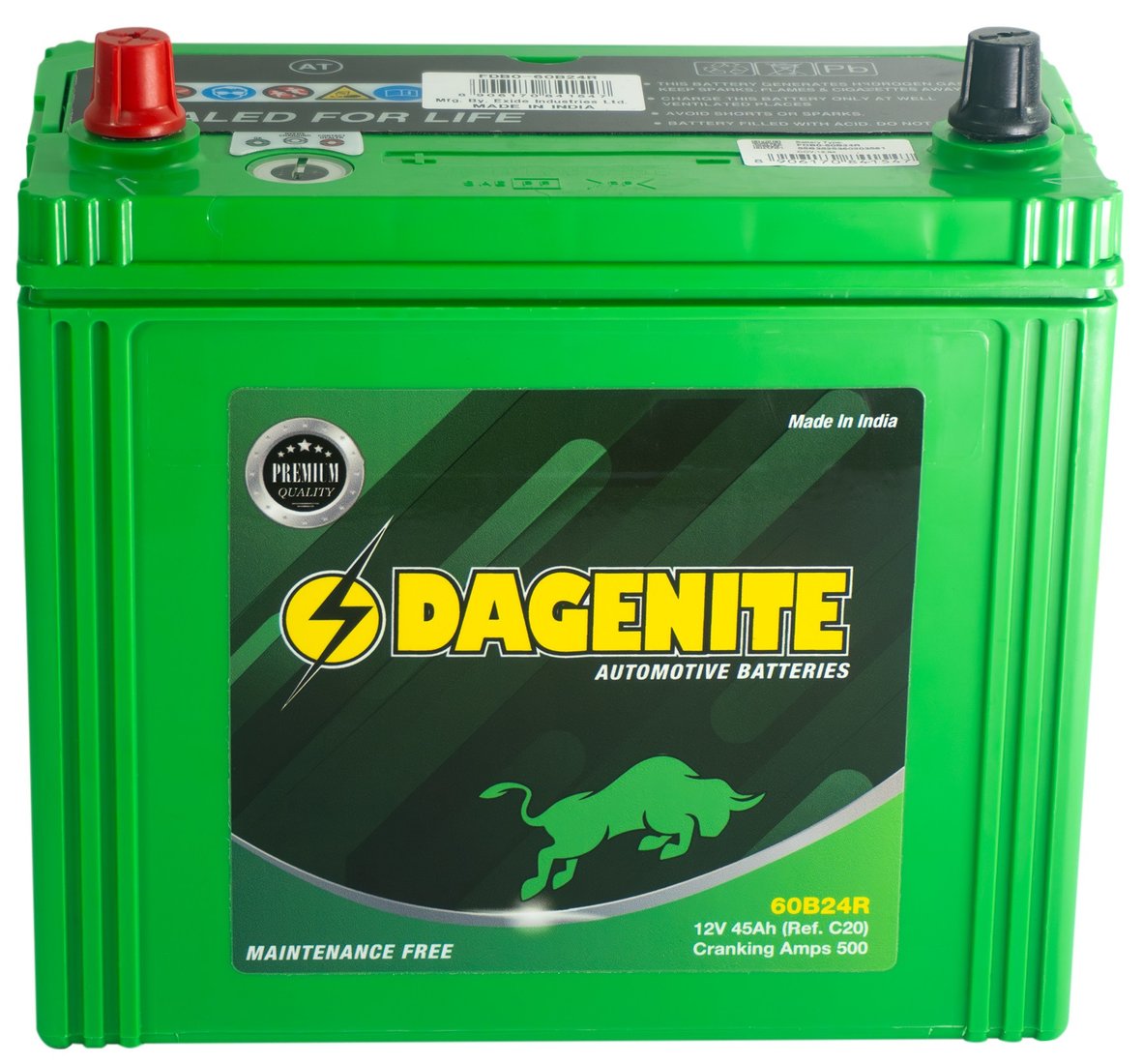 Автомобильный аккумулятор DAGENITE Asia L+ (45 А·ч)