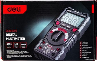 Мультиметр Deli DL334302 102977