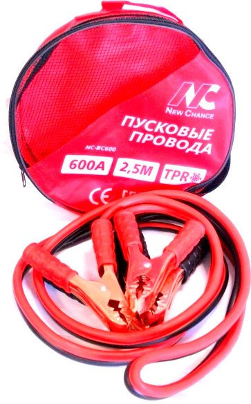 

Пусковые провода New Chance NC-BC600-R