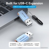 Адаптер Vention CUAH0 USB Type-C - USB Type-A