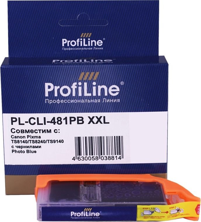 

Картридж ProfiLine PL-CLI-481PB-XXL (аналог Canon CLI-481PB XXL_PB)
