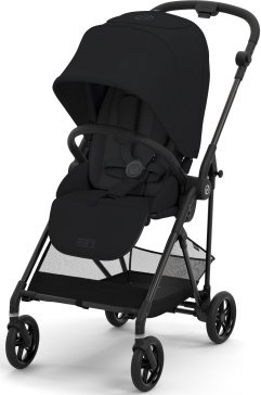 

Коляска прогулочная «книга» Cybex New Melio Carbon (moon black)