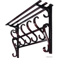 Вешалка для одежды Мебелик В 7Н (махагон) в Солигорске