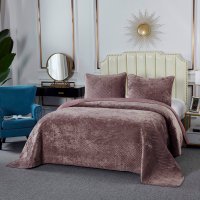 Набор текстиля для спальни Sofi De MarkO Патрисия 160x220 Пок-П-160x220пр1 (пепельная роза 1)