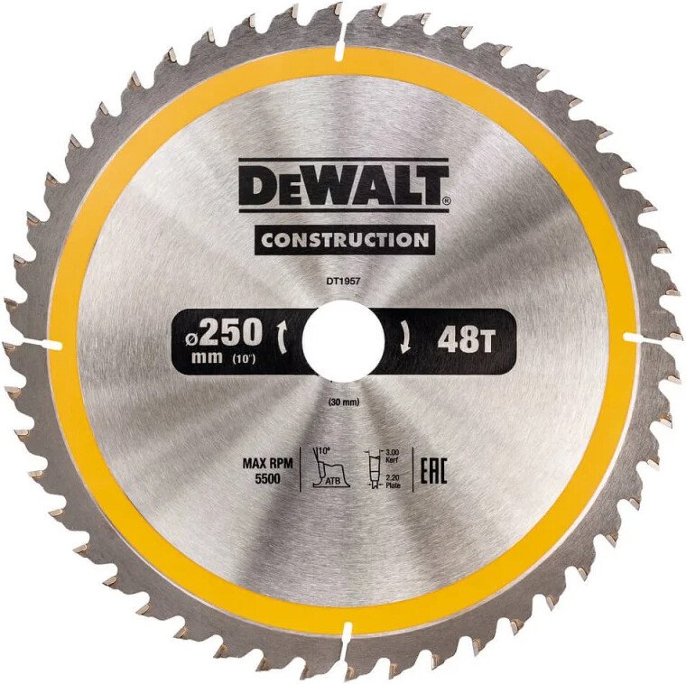 

Пильный диск DeWalt DT1957
