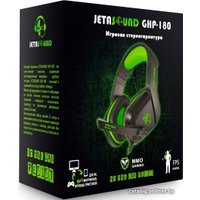 Наушники Jet.A GHP-180 (черный/зеленый)