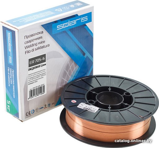 Сварочная проволока  Solaris ER 70S-6 WM-ER70S6-06050