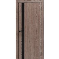 Межкомнатная дверь el'Porta Порта-51 4AB 60x200 (Brownie Oak/Black Star)