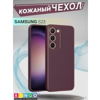 Чехол для телефона Bingo Gold Line для Samsung Galaxy S23 (бордовый)