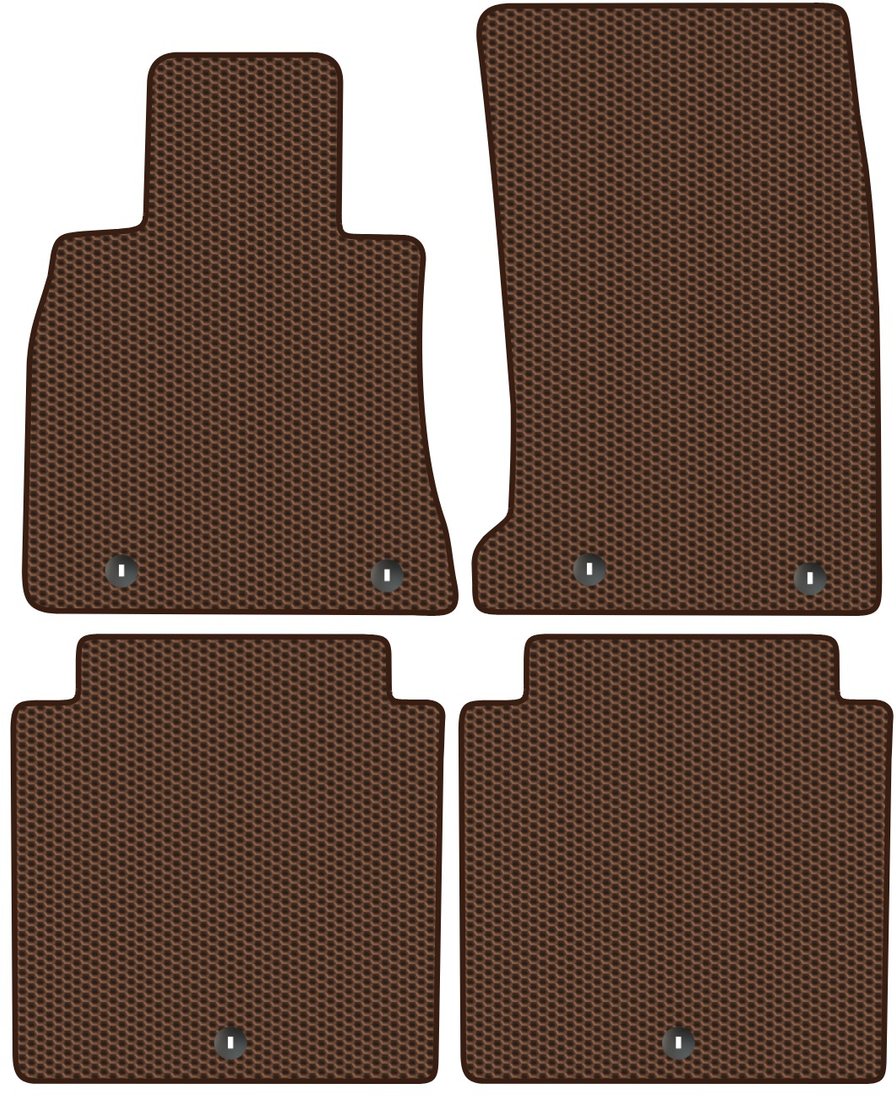 

Комплект ковриков для авто Alicosta Genesis G90 (седан / HI) 2018 - Н.В. (коричневый, сота)