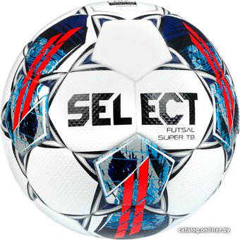 Select Futsal Super TB V22 Fifa Quality Pro (4 размер, белый/синий/красный)