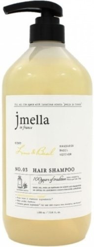Шампунь Jmella In France Lime and Basil Hair Shampoo мандарин, базилик, ветивер 500 мл