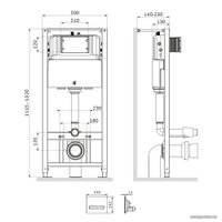 Инсталляция для унитаза AM.PM Touchless Pro I012704.50A38