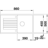 Кухонная мойка Blanco Zia 5 S (жасмин) [520516]