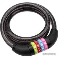 Тросовый велосипедный замок Rexant 79-0206 100 см (черный)