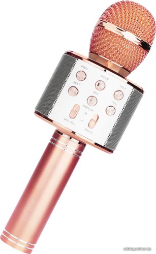 Bluetooth-микрофон Wster WS-858 (розовый)